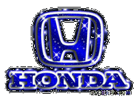 pic for honda logo glitter blue  357x320